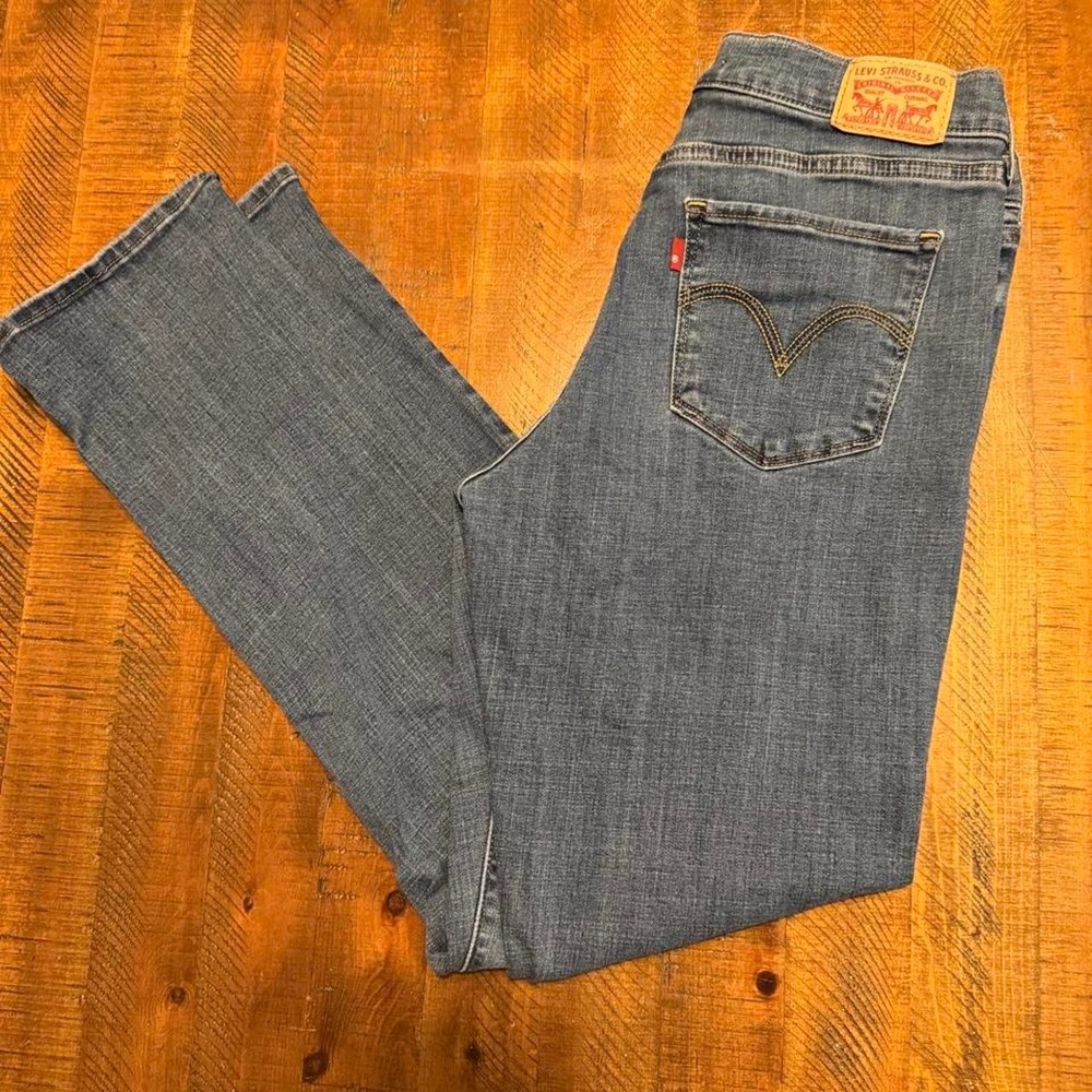 Women's Levis Series 505 Straight Leg Blue Jean Size 8M 29W 30L